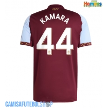 Camisa de time de futebol Aston Villa Boubacar Kamara #44 Replicas 1º Equipamento 2025-26 Manga Curta